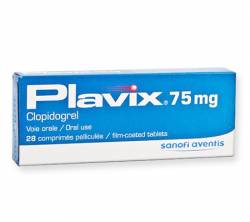 Plavix 75 mg (28 pills)