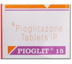 Pioglit 15 mg (10 pills)