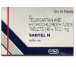 Sartel H 40 mg / 12.5 mg (15 pills)