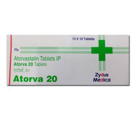 Atorva 20 mg (10 pills)
