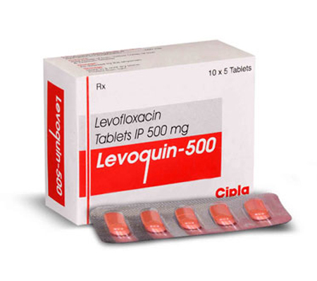 Levoquin 500 mg (5 pills)