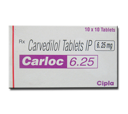 Carloc 6.25 mg (10 pills)
